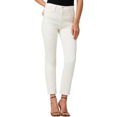 The Luna Ankle-Crop Slim-Fit Jeans Ecru