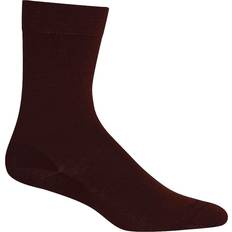 Icebreaker Men's Lifestyle Fine Gauge Crew Sock Espresso Espresso/Black