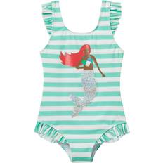 Joules Splash Swimming Costume - Greenstripe (215989)