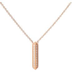 Sif Jakobs Piccolo Necklace - Rose Gold/Transparent