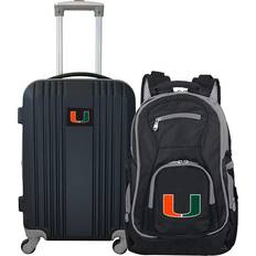 Mojo Miami Hurricanes 2-Piece Luggage & Backpack Set