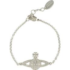 Vivienne Westwood Women Bracelets Vivienne Westwood Mini Bas Relief Chain Bracelet - Silver/Transparent