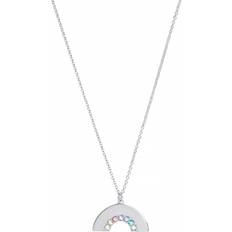 Olivia Burton Rainbow Necklace - Silver/Multicolour