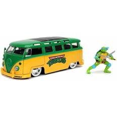 Jada Ninja Turtles VW 1962 Van & Leonardo Figur