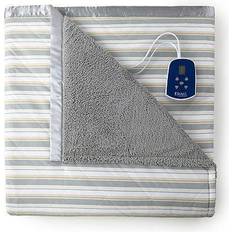 Micro Flannel Electric Heated Blankets Gray (213.36x182.88)