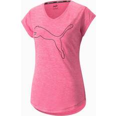 Damen - Grau T-Shirts Puma Favourite Heather Cat Trainings-T-Shirt fÃ¼r Damen, Mit Katzenmuster, Rosa, GrÃ¶ÃŸe: XXL, Kleidung