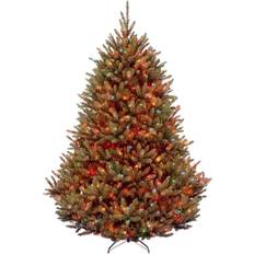 National Tree Company 7.5-ft. Pre-Lit Multicolor Natural Fraser Fir Artificial Christmas Tree 90"