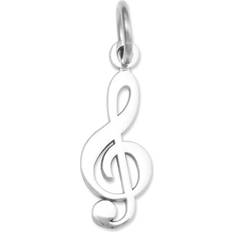 White Gold - Women Charms & Pendants Macy's Treble Cleft Charm - Silver