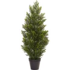 Green Decorative Items Nearly Natural 3' Mini Cedar Pine Tree