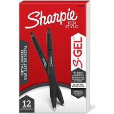 Sharpie S-Gel Metal RT Gel Pen, Medium Point, Black Ink, 4/Pack (2153578)