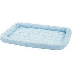 Midwest Quiet Time Fashion Plush Bolster Dog Crate Mat