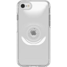 Apple iPhone SE 2020 Mobile Phone Cases OtterBox Otter + Pop Symmetry Series Clear Case for iPhone 7/8/SE 2020/SE 2022
