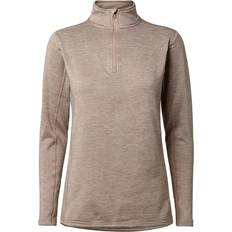 Beige - Dame Superundertøy Endurance Niaga Midlayer Running Shirt Women