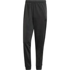 Adidas Men's Essentials Warm-up Tapered 3 Stripes Track Pants - Dgh Solid Grey/Black