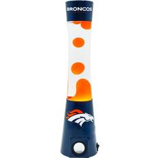 Football Sports Fan Products Sporticulture Denver Broncos Magma Lamp with Bluetooth Speaker