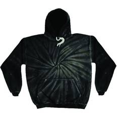 Røde - Unisex Gensere Colortone Unisex Tonal Spider Tie Dye Pullover Hoodie (Spider Royal)