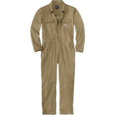 Carhartt Rugged Flex Canvas Overall, green-brown