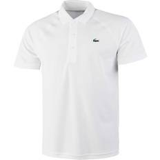 Lacoste Herre Pikéskjorter Lacoste Men's SPORT Breathable Abrasion-Resistant Interlock Polo Shirt - White