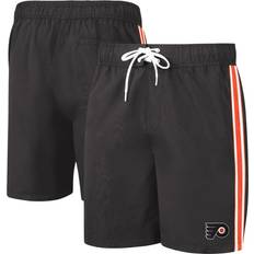 G-III Sports by Carl Banks Men's Black/Orange Philadelphia Flyers Sand Beach Swim Shorts