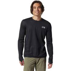 Men - Purple Sweaters Mountain Hardwear Men's AirMesh Long Sleeve Crew-