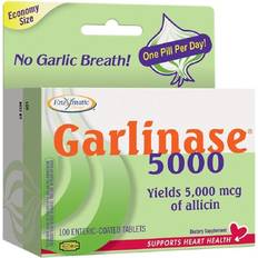 Enzymatic Therapy Nature's Way Garlinase 5000 Garlic Extract 100 Enteric-Coated Tablets