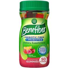 Benefiber Fiber Probiotic Gummies 50ct