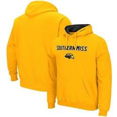 Men's Colosseum Southern Miss Golden Eagles Arch and Logo Pullover Hoodie