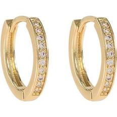 Snö of Sweden Elaine Small Ring Earring - Gold/Transparent