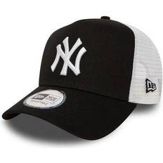 Polyester Capser New Era Kid's Trucker New York Yankees Cap - White/Black