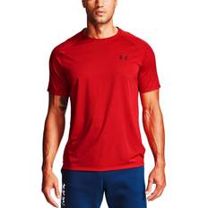 Under Armour Novelty Tech 2.0 Short Sleeve T-shirt Men - Red/Black