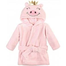 Hudson Soft Plush Animal Face Bathrobe - Pig