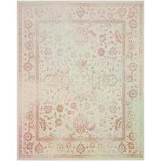 Safavieh Medallion Pink, Beige 96x120"