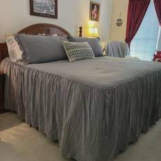 Queen Bedspreads Lush Decor Ruffle Bedspread Gray