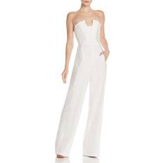 Black Halo Lena Strapless Jumpsuit - Cristal/Porcelain