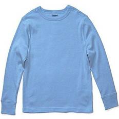 Leveret Long Sleeve Classic Color Cotton Shirts - Light Blue (29029203148874)
