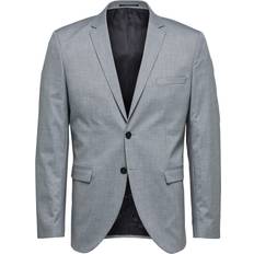 Herren - M Jacketts Selected Homme suit jacket with stretch in slim fit light