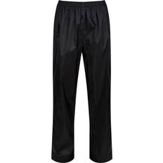 Regatta Womens/Ladies Packaway Rain Trousers (Black) Regular