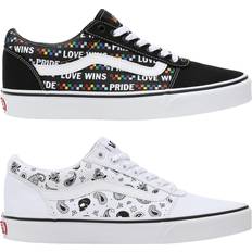 Vans Men's Ward Canvas Trainers, (Pride) Black/White