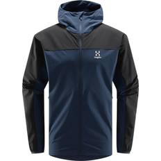 Haglöfs Morän Hood Jacket Men - Tarn Blue/True Black