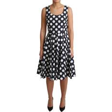 Dolce & Gabbana Women's Polka Dotted Cotton A-Line Dress DR2756-40 IT40