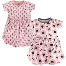 Babies - Elastane Dresses Touched By Nature 2-Pack Blossom Short Sleeve Organic Cotton Dresses