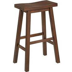 Benzara Saddle Bar Stool 29.2"