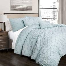 Lush Decor Ravello Pintuck Bedspread Blue (243.84x228.6)