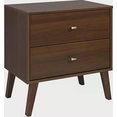 Brown Bedside Tables Prepac Milo Bedside Table 16x24.8"