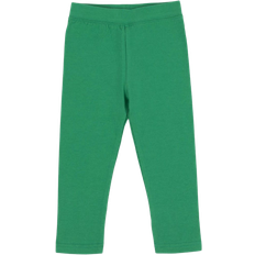 Leveret Girl's Cotton Solid Classic Color Spandex Leggings - Green (28994728919114)