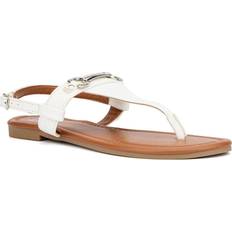 New York & Company Angelica T-Strap - White