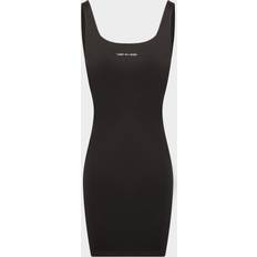 Bodycon-Kleider & enge Kleider Tommy Hilfiger Fitted strappy mini dress with logo. Black