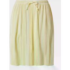 Damen - Gelb Röcke Urban Classics Ladies Ladies Plisse Mini Skirt softyellow