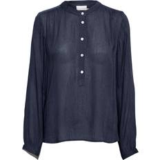 Kaffe KARLA AMBER SHIRT LS – Midnight marine