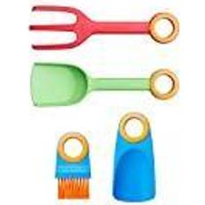 Gerät reduziert Fiskars MyFirst 1062472 Children's Handheld Tool, Trowel, Plant Fork, Brush and Trowel Without Handle, Fibreglass Reinforced Plastic, Green/Red/Blue/Orange, 1062472